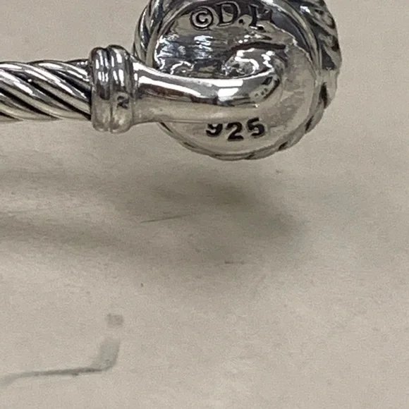 david yurman 3mm white topaz bracelet - Picture 4 of 5